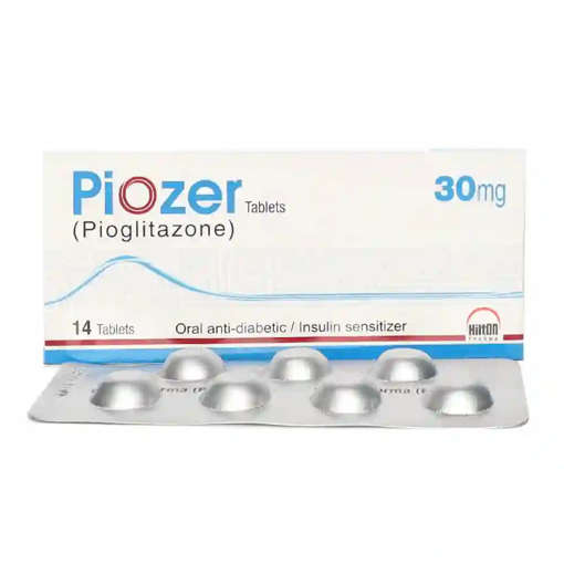 Picture of Piozer 30mg Tab 7x2s